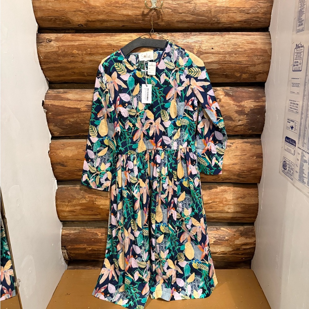 😍Very Nice NWT Soler S/M Cotton Floral Dress